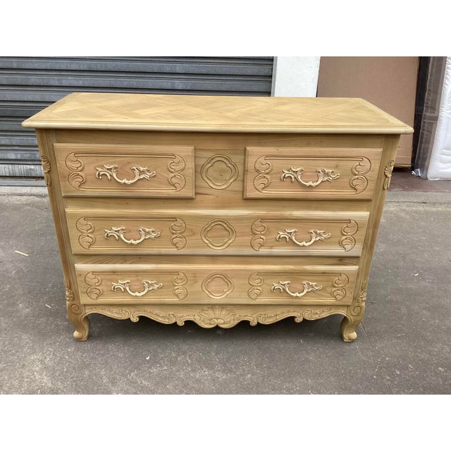 French Stripped Cherry Chest of Drawers For Sale - Image 14 of 14