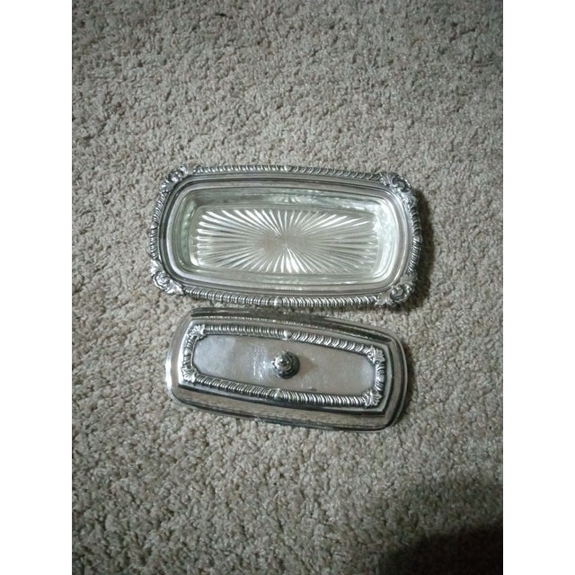 Gorgeous Rockford- Sheets 1875 Silver Victorian Style Butter Dish. For Sale - Image 4 of 7