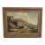 Continental Oil Painting of Fishing Village, Probably Italy Circa 1900 For Sale
