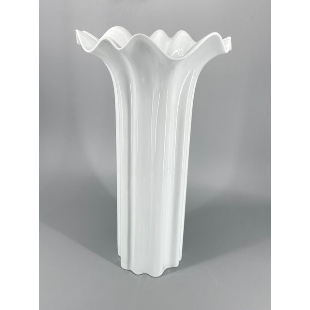 Large Porcelain Floor Vase Tavola Argos by Hutschenreuther, 1990s For Sale - Image 14 of 14