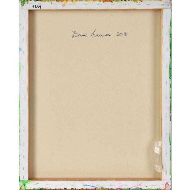 Yellow, Green, and Orange - Abstract Expressionist Composition by Charles David Francis For Sale - Image 9 of 10