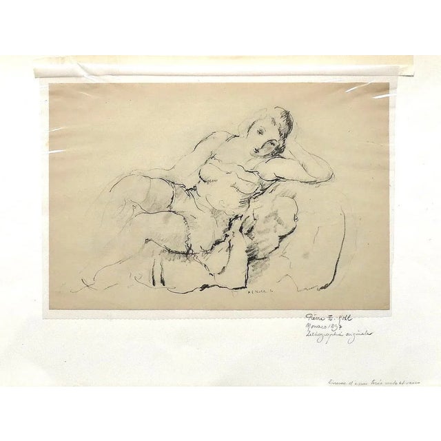 Woman Portrait is a beautiful lithograph by Pierre Ernst Kohl (1897-1985). Signed on plate lower right. The state of...