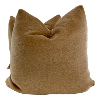 S. Harris "Wool Mohair" in Adagio 22" Pillows-A Pair For Sale
