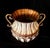 Off-white Grecian Style Metal Vase For Sale - Image 8 of 12