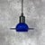 Danish Blue Glass Pendant Lamp, 1980s, Set of 2 For Sale - Image 9 of 10