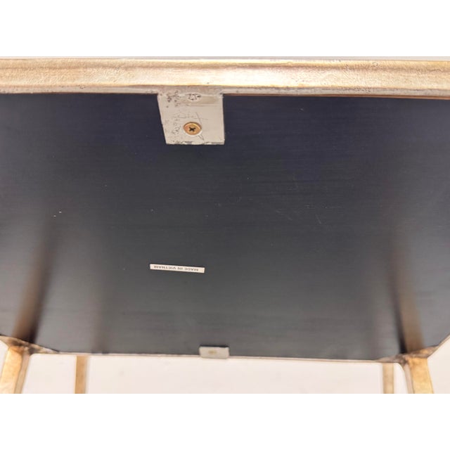 Restoration Hardware Antiqued Mirrored Nesting Tables, Set of Two For Sale - Image 12 of 12