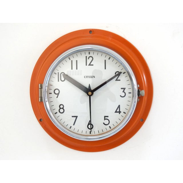 Citizen Maritime wall Clock, Nautical Slave Clock, Navigation Industrial Ship Boat Retro Wall Clock Analog Marine Time...