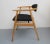 1960s Black and Light Beech Armchair, 1960s For Sale - Image 5 of 13