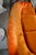Mid Century Modern Mazor / Clyde Pearson Curved Bright Orange Velvet Tufted Sofa For Sale - Image 6 of 12
