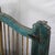 Indian Vintage Indian Painted Teakwood Garden Gate For Sale - Image 3 of 8