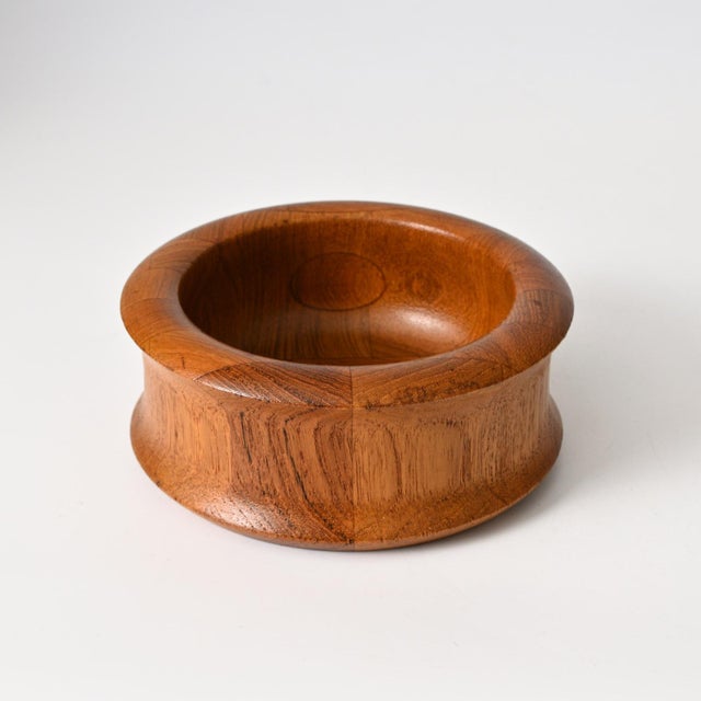 Mid-Century Danish Teak Bowl from Digsmed, 1960s, in Very Good conditions. Designed 1960 to 1969 This piece has an...