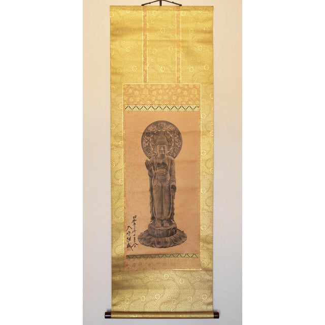 1900-1976 "The Buddha of Infinite Light", Signed by Kubo Tsugunari, Japanese Scroll For Sale - Image 16 of 16