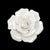 2010s 3d Ceramic Porcelain Flower Wall Decor Set - 5 Piece Mixed Floral Wall Hangings Peony Rose Daisy White For Sale - Image 5 of 12