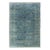Fine Modern Rug With Transitional Design in Teal Blue and Lime Green For Sale