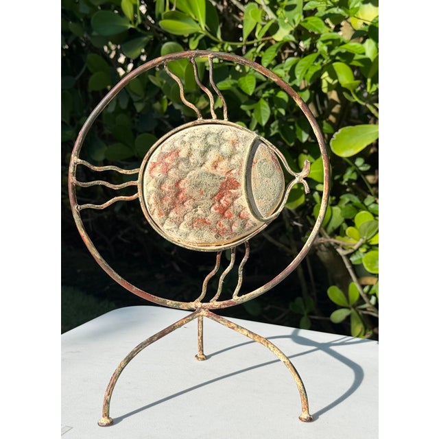 Vintage Handcrafted Iron Fish Sculpture For Sale - Image 9 of 12