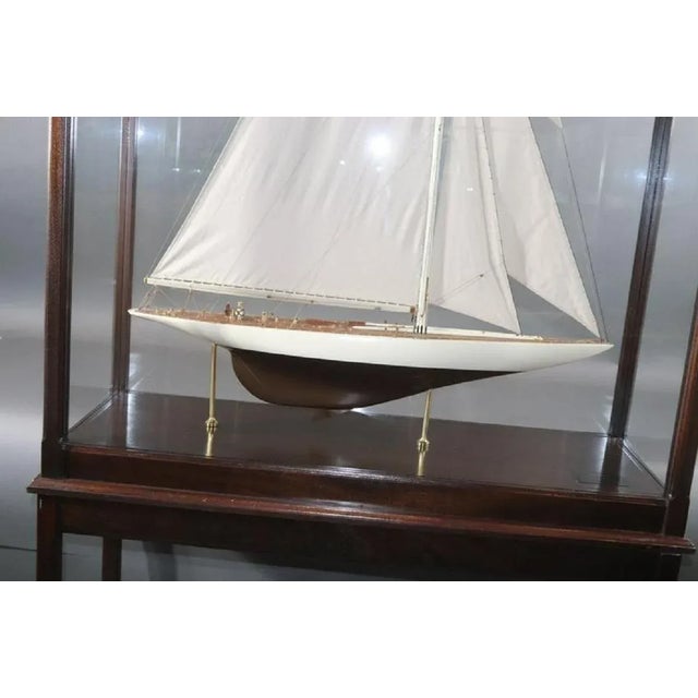 1990s Four Foot Cased J Boat America's Cup Yacht "Enterprise" For Sale - Image 5 of 6