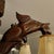 Antique Black Forest Gothic Revival Carved Wood Chandelier with Gargoyles and Mascarons, 1940s For Sale - Image 11 of 17