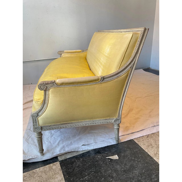 Wood 1880s French Louis Xvi Sofa For Sale - Image 7 of 12