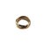 1990s 1997 Cartier 18k Tricolor Gold Trinity Ring With Box Size 4.5 For Sale - Image 5 of 9