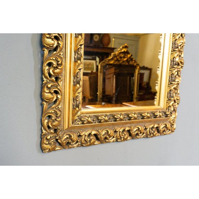 Large 19th Century Wall Mirror For Sale - Image 6 of 13