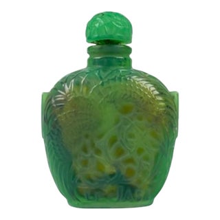Rene Lalique Le Jade Perfume Bottle for Roger & Gallet C1926 For Sale