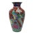 Japanese Red-Ground Bird & Peony Ceramic Vase, 12ʺ For Sale