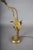 Gold Crane Table Lamp with Frosted Glass Shade, 1920s For Sale - Image 8 of 9