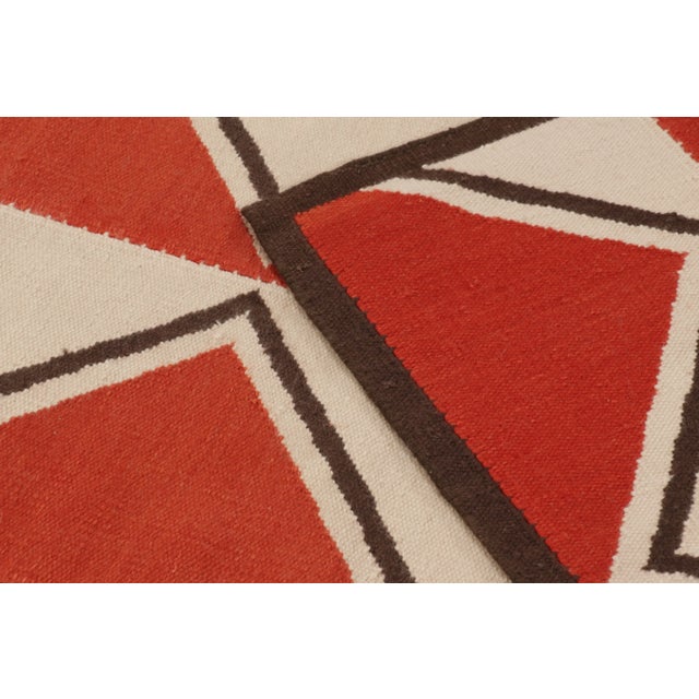 Late 20th Century Contemporary Scandinavian Style Flatweave Wool Rug, by Rug & Kilim, India For Sale - Image 5 of 8