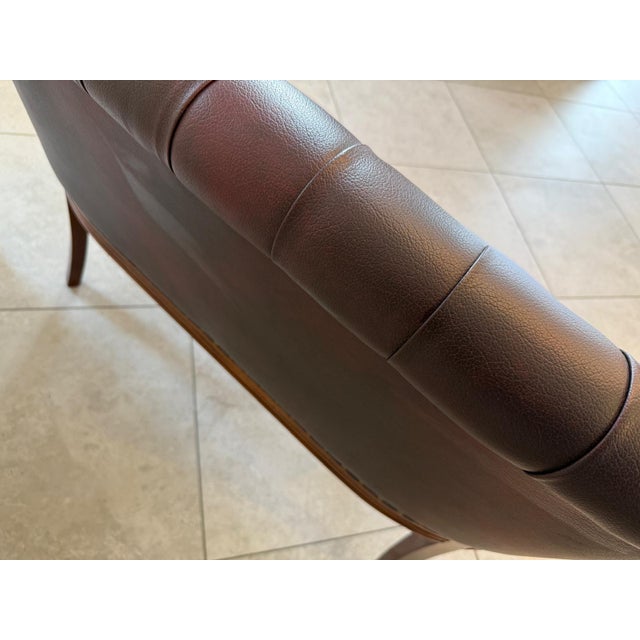 2000 - 2009 Chesterfield Two Seater Club Sofa in Oxblood by Kultmöbel, 2000s For Sale - Image 5 of 9