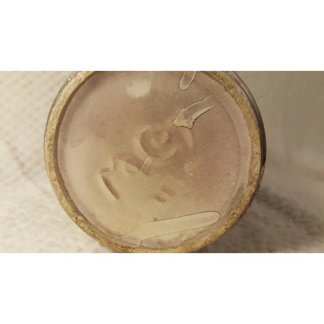 1980s McCoy Pottery Cascade Metallic Glaze Vase For Sale - Image 5 of 6