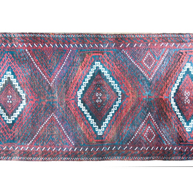 Vintage Afghani Baluch Rug For Sale In Chicago - Image 6 of 13