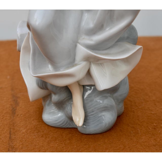 Lladro Porcelain Angel Figurine Retired 1976 Vintage Spain For Sale - Image 12 of 13