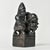 Mid 20th Century Rare Pair of Asian Art Foo Dog Guardian Lion Bookends With Figures For Sale - Image 13 of 16