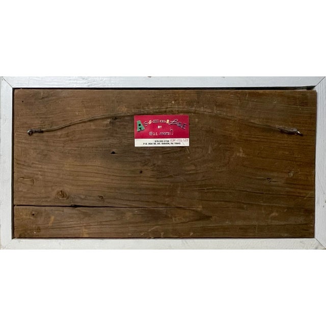 Brown Outsider Art “Protex Motor Oil” Assemblage by Eli Marsh, Signed (1990, Framed)/Found Object Sculpture For Sale - Image 8 of 10