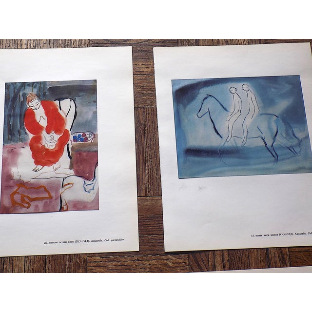 1960s Vintage Abstract Expressionist Gertrude Schweitzer Lithographs - Set 0f 9 For Sale - Image 5 of 9