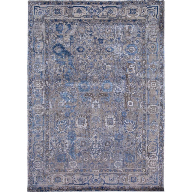 21st Century Modern Contemporary Abstract Wool Rug For Sale - Image 11 of 11