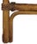 Wood Vintage Palm Beach Chic Oversized Bamboo Folding Butler's Tray Cocktail Table With Rope Detail For Sale - Image 7 of 9