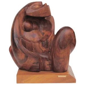 Ulises Jimenez Obregon Cubist Sculpture Monkey