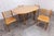 1970s Danish Convertible Round Table and Matching Chairs, 1980, Set of 5 For Sale - Image 5 of 18