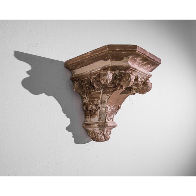 1900s French Wall Plaster Pedestal For Sale - Image 4 of 5