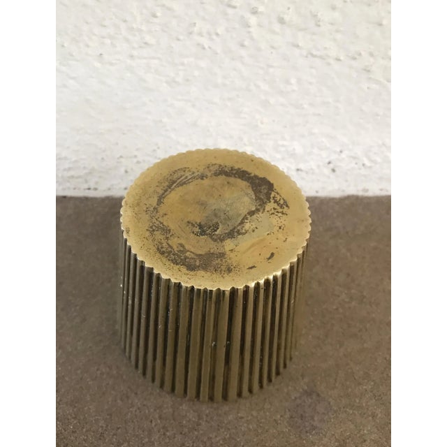 1950s Vintage Brass Vase, 1950s For Sale - Image 5 of 6