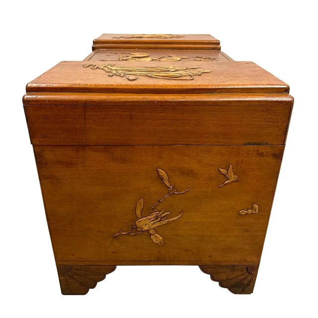 Early 20th Century Chinese Carved Camphor Wood Hope Chest For Sale - Image 10 of 12