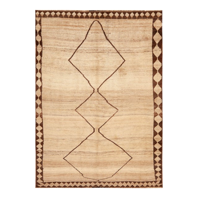 Nazmiyal Collection Vintage Persian Gabbeh Rug For Sale