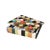 Polychrome Semi-Precious Stone Hexagonal Inlaid Box, 20th Century For Sale - Image 13 of 14