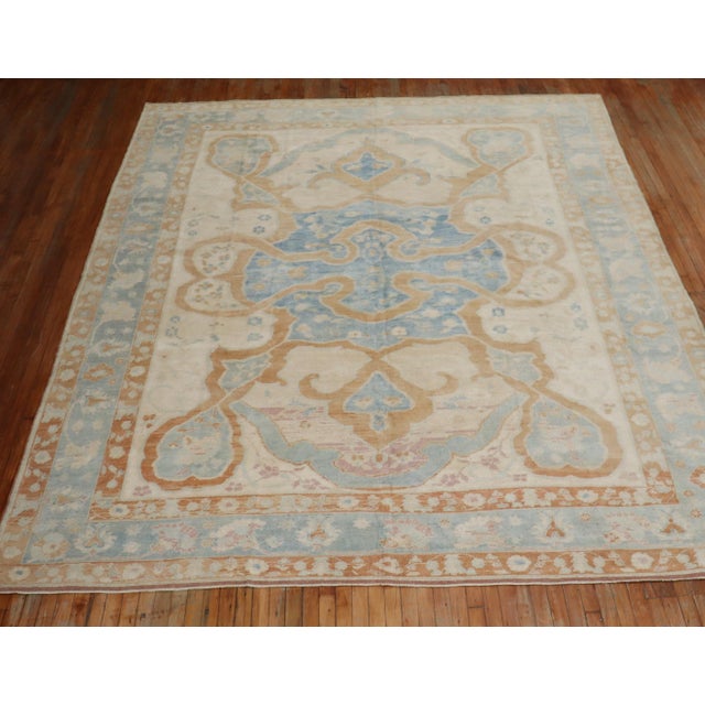Vintage Zabihi Collection Turkish Room Size Rug - 10' x 12'6" For Sale - Image 11 of 12