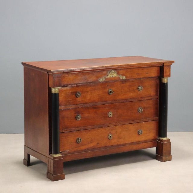 Empire Chest of Drawers in Walnut For Sale - Image 14 of 14