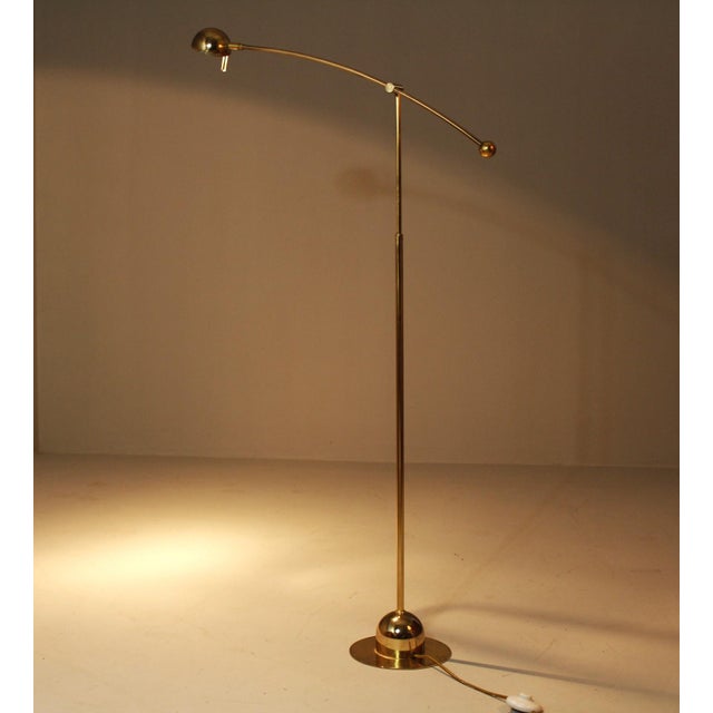 Brass Floor Lamp from Massive, Belgium, 1980s For Sale - Image 15 of 15