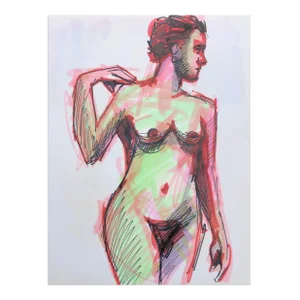 1980s John Reilly Standing Female Nude