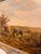 Wood 19th Century Oil on Canvas "Grazing Cattle" For Sale - Image 7 of 9
