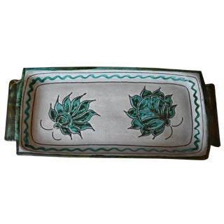 Large Ceramic Dish by Alain Maunier for Vallauris, France, 1960s For Sale